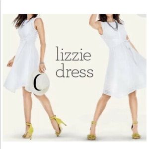 CAbi Lizzie Eyelet tie-front dress size 12